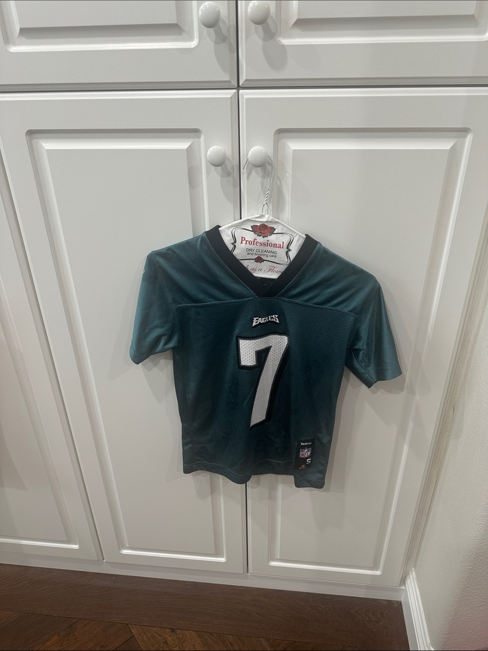 Reebok Kids Dark Green Philadelphia Eagles #7 Jersey